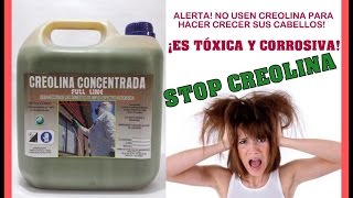 ALERTA NO USEN CREOLINA PARA HACER CRECER EL CABELLO es altamente tóxico y corrosivo [upl. by Leinadnhoj]