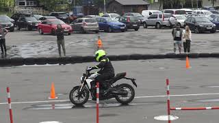 2024 Moto Gymkhana Kyiv Cup  Stage 1  Attempt 2  051774 Mikulin Victor  Honda CB300R  Ukraine [upl. by Keane]