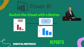 Power BI Switch Visuals with a Button [upl. by Aisirtap484]