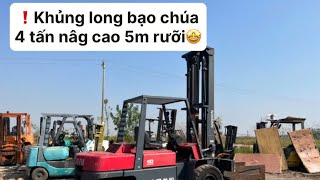 ❗️ CỰC HIẾM ❗️ XE NÂNG 4 TẤN KẸP VUÔNG CAO 5M5 👉 TRONG MÁY TOÀN VÀNG 0379875765 [upl. by Enohpesrep]