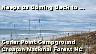 Cedar Point Campground Croatan National Forest Swansboro North Carolina [upl. by Eelana]