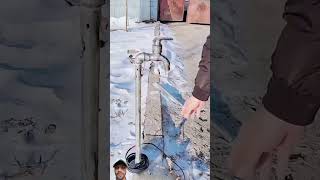 Condition of taps in winter 😱 shortsfeed vviralvideo [upl. by Sellihca]