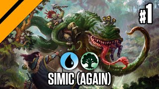 Simic Ramp again  AFR Draft Climb to Mythic  MTG Arena [upl. by Ailicec]