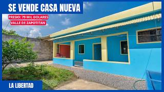 OFERTA CASA NUEVA A 79 MIL DOLARES EN EL VALLE DE ZAPOTITAN EL SALVADOR [upl. by Guinevere35]