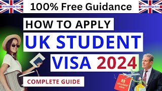 How to Apply UK Student Visa  Complete Guide  Apply Yourself [upl. by Alekahs314]