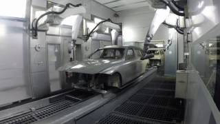 Paint shop BMW Group plant in Munich  AutoMotoTV [upl. by Gwenni]