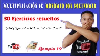 🔴 👉 30 Ejercicios De Multiplicación De MONOMIO POR POLINOMIO  💥 Súper FÁCIL Para PRINCIPIANTES ✅ [upl. by Rafaela]