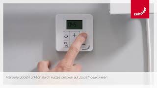 Zehnder Heizkörper Elektroeinheit RACY  Bedienung mit Steuergerät Modell 2 [upl. by Netloc264]