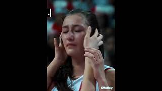 Hande Baladın Sad Edit😢 18 Yaşında Maçta Ağlıyor fileninsultanları voleybol fypシ [upl. by Aticnemrac]