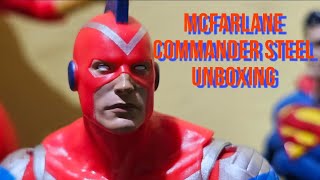 MCFARLANE COMMANDER STEEL UNBOXING [upl. by Nalaf]