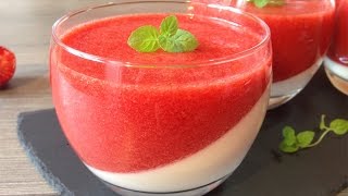 Panna Cotta With Strawberries panakota sa jagodama [upl. by Teage]