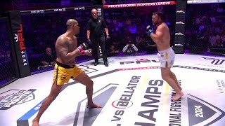 It was lights out for Ryan Bader after this Renan Ferreira KO 🙈 MMA PFL Shorts [upl. by Ahaelam]