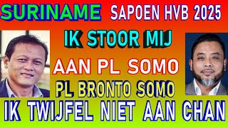 SURINAME PL Bronto ik twijfel niet ft Sapoen ik stoor mij aan PL Somo verkiezing 2025 SU NA ME 2024 [upl. by Ailuig]