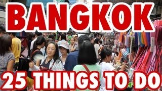 25 Amazing Things To Do in Bangkok Thailand [upl. by Codd550]