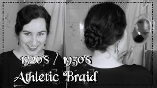 1920s1930s Plaited Coiffure [upl. by Amsed]