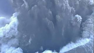 Spectacular footage from above the volcanic crater [upl. by Lairbag122]