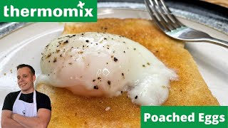 Unbelievably Simple Thermomix Tm6 Poached Eggs Recipe [upl. by Cirdla]