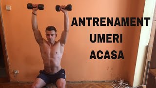 Antrenament pentru Umeri Acasa  Shoulders Exercise [upl. by Gastineau]