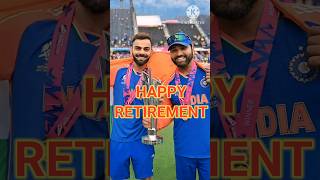 HAPPY RETIREMENT ROHIT amp VIRAT KOHALI rohitsharma virat [upl. by Lhary]