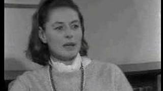 Ingrid Bergman Interview [upl. by Tommie]