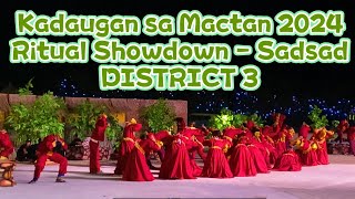 KADAUGAN SA MACTAN District 3 Ritual Showdown SADSAD SA KADAUGAN FESTIVAL Lapulapu City Cebu [upl. by Marlen51]