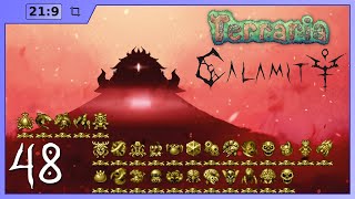 21x9 Terraria Calamity Ep48 Scoria Bars Plague Cells amp Life Alloys [upl. by Lontson]