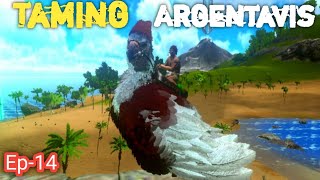 Ark Survival Evolved Mobile  Tame Argentavis  Make Argentavis Saddle  Ep14  Hindi [upl. by Nirehs]