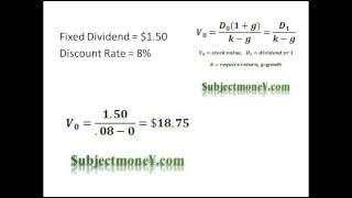 Dividend Discount Model DDM  Constant Growth Dividend Discount Model  How to Value Stocks [upl. by Ilarrold525]