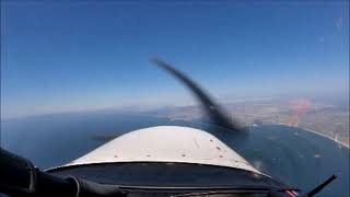 Mooney M20F over Catalina [upl. by Ajat]