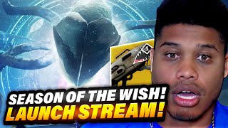 Destiny 2  SEASON OF THE WISH LAUNCH STREAM NEW EXOTICS NEW STORY DRAGONS BREATH Giveaway ad [upl. by Afton386]