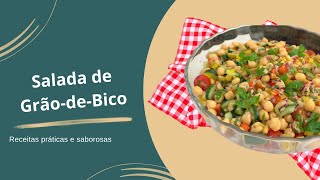 PASSO A PASSO RECEITA DE SALADA DE GRÃO DE BICO PERFEITA PARA QUALQUER OCASIÃO [upl. by Lonni714]