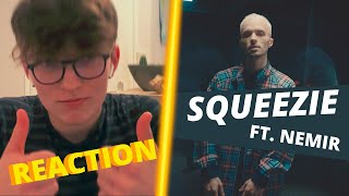 SQUEEZIE Ft Nemir  Guépard  RÉACTION et AVIS RAP [upl. by Lluj]