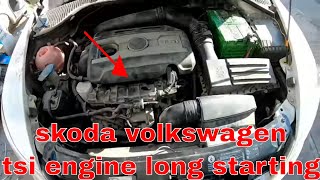 Skoda Volkswagen tsi engine starting problem fix p0087 fuel pressure system [upl. by Meeks908]