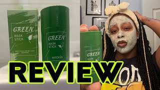 Green Tea Deep Cleanse Mask Review  Does it Work   Pocoskin Green Mask Stick  Danielle Denese [upl. by Andrea888]