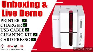 Evolis Primacy  Unboxing  PVC Card Printer Top Selling Printer Royal Digital Service [upl. by Aveline395]