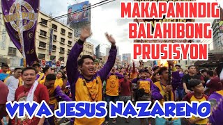 VIVA JESUS NAZARENO 2025  viral foryou fypシMAKAPANINDIG BALAHIBONG PRUSISYON trending [upl. by Schaffel907]