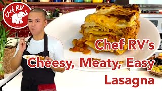 CHEESY MEATY EASY LASAGNA [upl. by Nealey]