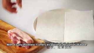 Kitchen paper that has been sterilized at high temperature can directly contact food [upl. by Notsua]