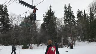 Rescue of Boy Hanging from Ski Lift in Utah  Full Video [upl. by Lawrence150]