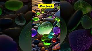 Places that you wont feel real in the world  Glass beach california  glass beach usa [upl. by Emelda]