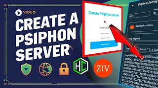 How to create a Psiphon server and setup it on ZIVPN [upl. by Aehta]