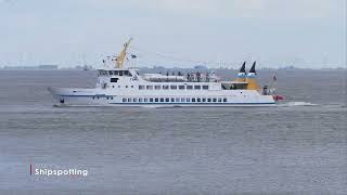 WAPPEN VON BORKUM  IMO 7525918  Ship Spotting 4K [upl. by Coltin]