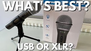 Samson Q2U Dynamic Microphone sound test  USB vs XLR  Can you tell the difference [upl. by Drofniw473]