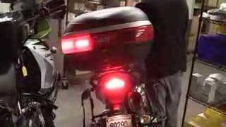 LED brake running amp turn signal kit for Givi E52 topcase [upl. by Rise]