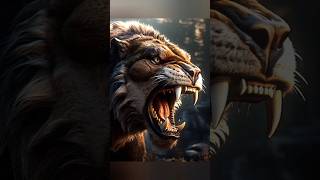 Smilodon Vs Lion 😨 [upl. by Nivat]