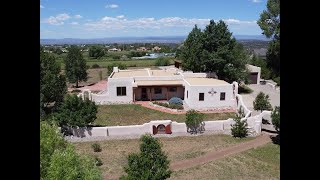 Taos Real Estate  Homes  Properties for sale 8 Juan Martinez Road Taos NM 87571 [upl. by Leksehc]