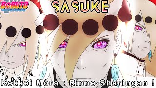 LE NOUVEAU POWER UP DE SASUKE  UN RINNEGAN KEKKEI MORA amp NOUVEAU BRAS GREFFÉ  BORUTO CHAPITRE 54 [upl. by Oralle]