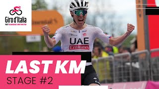 Giro dItalia 2024  Stage 2 Last KM [upl. by Etteluap]