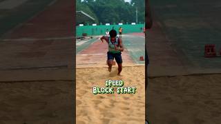 Speed Block start  Sprint block start  technically perfect sprint trending shorts [upl. by Rfinnej]