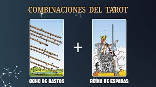 Combinaciones tarot con EL REY DE BASTOS  ARCANOS MENORES DE ESPADAS Por TARA [upl. by Sharp]